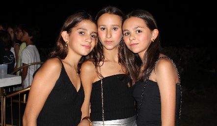 Sofía, Silvana y Roberta.