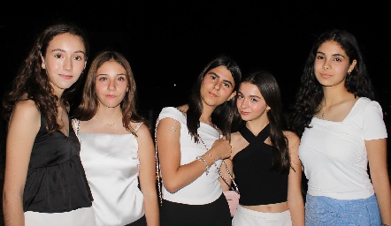  María Inés, Renata Nelly, Inés y Vale.