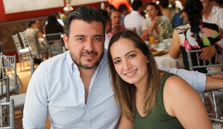  Luis González y Carolina Zapata.