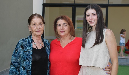  Dalel Esper, Mabel Abraham y Dalel.