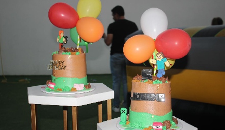  Pastel de Minecraft.