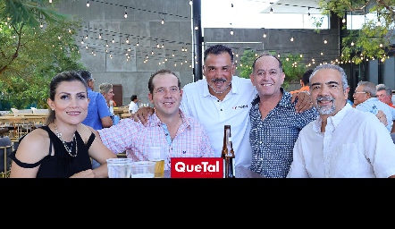  Verónica Martínez, Ramón Zamanillo, Arnold Rojas, Pepe García y Jose Luis Mercado.