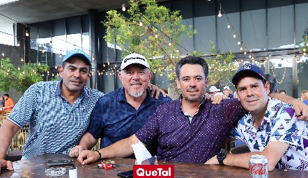  Chisco Gómez, Yoshi Moriya, Alejandro Cárdenas y Oscar Martín.