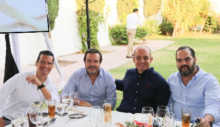  Sergio Zapata, Juan Carlos de la Rosa, Jesús Vázquez y Federico Arredondo.