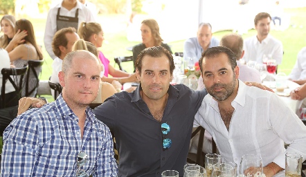 Miguel Valladares, Fernando López y Fernando Labastida.