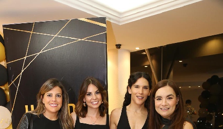  María José Barragán, Montse Gallegos, Cecy Aldrete y Daniela.