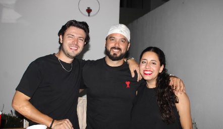  Pablo Labastida, Frankie Gutiérrez y Mariana Guerrero.