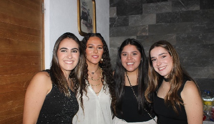  Fernanda García, María Meade, Ana Torres y Montse Humara.