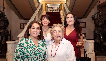  Graciela Martínez, Ana Fonte, Teresa Viramontes y Teresa Martínez.