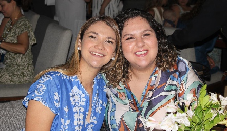 Sabrina Dávalos y Sofia Cárdenas.