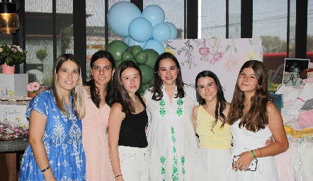  Primas Galán, Cristina, Daniela, Valeria, Bárbara, Sofía y Alexia.