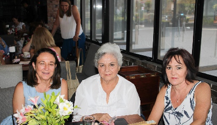  Bertha Maza, Cristina Mejía y Laura Valle.