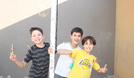  Diego Quintanilla, Juan Pablo Toranzo y José Pablo.