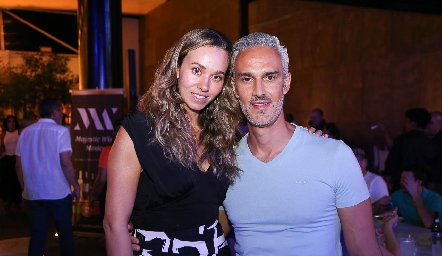  Marcela Rubio y Oscar Estrada.