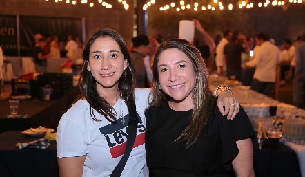  Ingrid Delgado y Montse Elizondo .