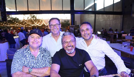  Carlos Rangel, Carlos Celis, Ramón Pérez y Jaime Delsol.
