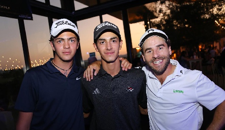  Omar Feres, Emiliano Delsol y Rodrigo García.