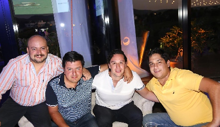  Rafael Arpayán, Alejandro Rossel, Jorge Cadena y Jesús Ordaz.