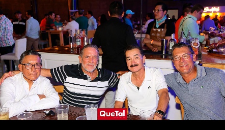  Nicolás Medellín, Francisco Lastras, Raúl Limas y Juan Alfonso García.