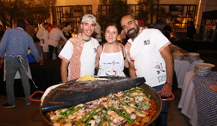  Germán de Luna, Sofi Loperena y Germán de Luna.