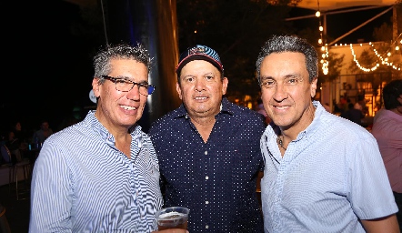  Mauricio Alcalde, Jesús del Castillo y Alejandro Narro.