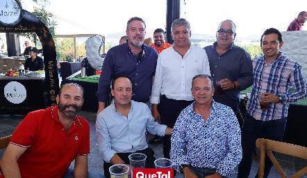  Héctor Morales, Alfredo Ayala, Armando Rentería, Alejandro Rentería, Ricardo Trujillo, Christian Naranjo y Andrés Tellez.