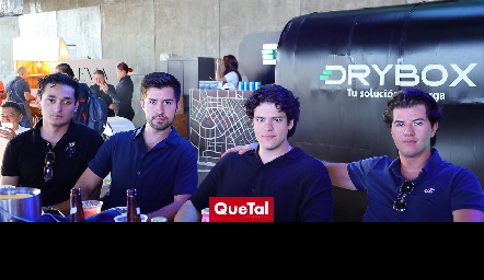  Luca, Poncho Herrera, Luis Pacheco y Andrés Gonzalez.