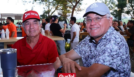  Luis Enrique Caballero y Miguel Luis López.