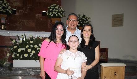  María de Lourdes, Lourdes Cepeda, Arturo Cepeda y Maru Alvarado.