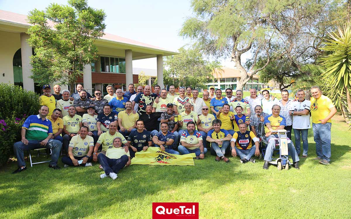 AFICIONADOS DEL AMÉRICA, FESTEJAN EL BICAMPEONATO DE LAS ÁGUILAS EN EL CAMPESTRE