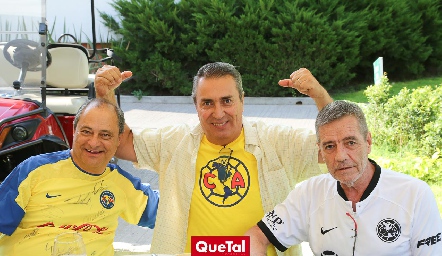  Héctor Valle, Ricardo Espinosa y Daniel Muriel.