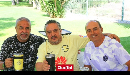  Chavo Espinosa, Manuel Ascanio y Fernando Pérez.