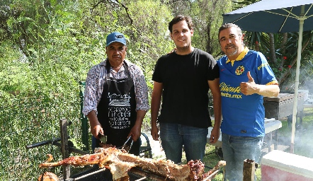  Alfredo Rodríguez, Manuel Ascanio y Gerardo Galván.
