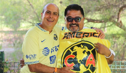  Pollo Alcalá y César Pineda.