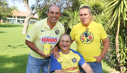  Fernando Pérez, Héctor Valle y Ricardo Espinosa.