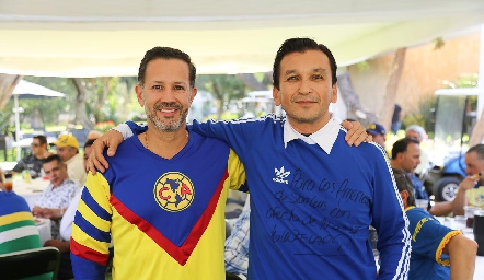  Alejandro Lafuente y Juanito González.