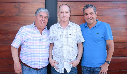  Gerardo Córdova, Javier Palau y Martín de la Rosa.