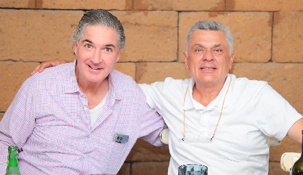   Andrés Bárcena y Ariel Álvarez.