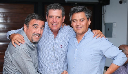  Gerardo Galván, Carlos Malo y Manuel Zacarías.
