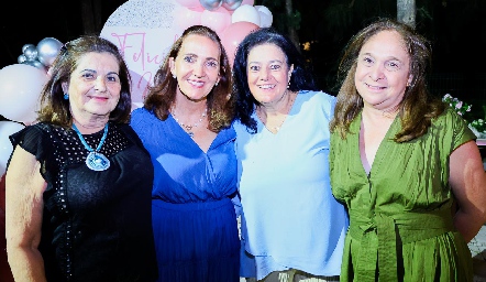  Olga Robles Alcalde, Mónica Alcalde, Lourdes del Valle y Rebeca Téllez.