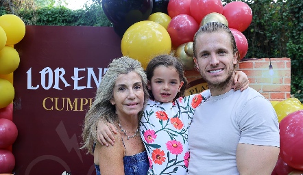  Margara García, Lorenza Herrera y José María Herrera.