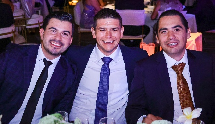  Alejandro, Fernando Pérez y Luis Fernando.