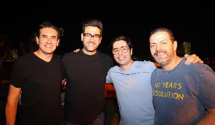  Alejandro Oropeza, Fidel Gutiérrez, Mauricio Zollino y Fernando Toranzo.