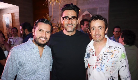  José Ramón Barragán, Fidel Gutiérrez y Charly de la Peña.