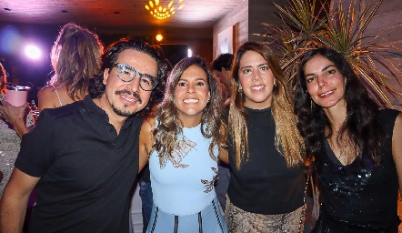  Coque Mercado, María José Barragán, Gaby Carrillo y Marce Conde.