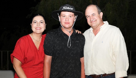  Christiann Esper, Andrés Cambeses y Alejandro Cambeses.