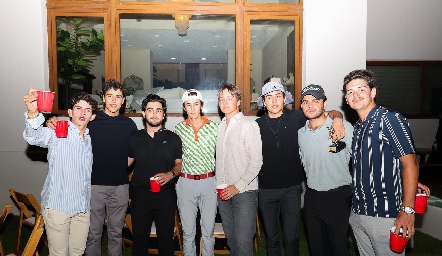  Diego Payán, Andrés Morales, Alejandro Cambeses, Juan Carlos Nieto, Santiago Toledo, Pablo Morales, César Morales y Pato Vera.