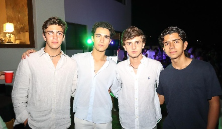  Omar Feres, Juan José Leos, Marcelo Sarquis y Mario Veliz.