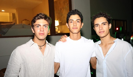  Omar Feres, Emiliano Delsol y Juan José Leos.