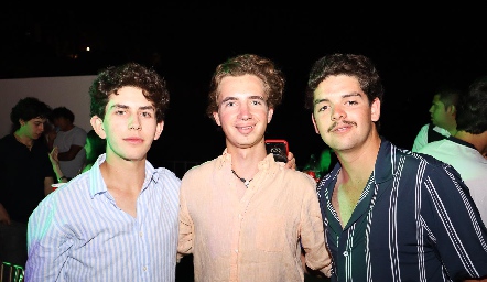  Diego Payán, Eduardo Gómez y Patricio Vera.